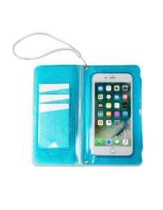 Celly SPLASHWALL18LB custodia per cellulare 15,8 cm (6.2") Custodia a borsellino Blu