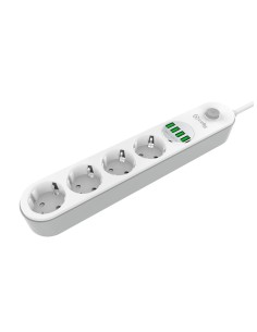 Celly SWPWSTRIPUSBWH prolunghe e multiple 2 m 4 presa(e) AC Interno Bianco