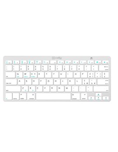 Celly SWKEYBOARDBT tastiera Universale QWERTY Bianco