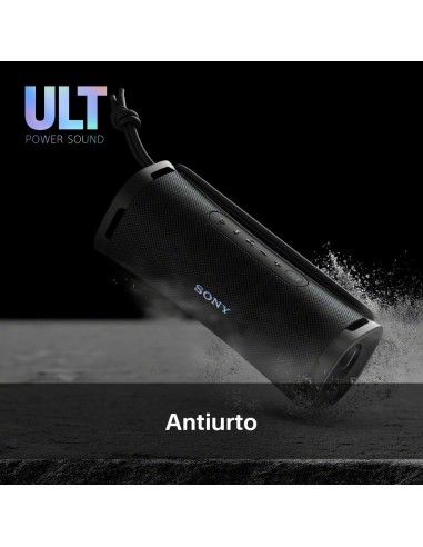 Sony ULT FIELD 1 - Speaker portatile wireless Bluetooth con ULT POWER SOUND, bassi potenti, IP67, impermeabile, antipolvere,
