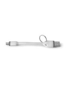 Celly USBTYPECKEYWH cavo USB USB 2.0 0,12 m USB A USB C Bianco