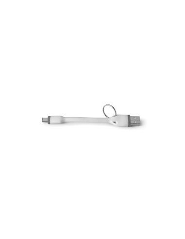 Celly USBTYPECKEYWH cavo USB USB 2.0 0,12 m USB A USB C Bianco