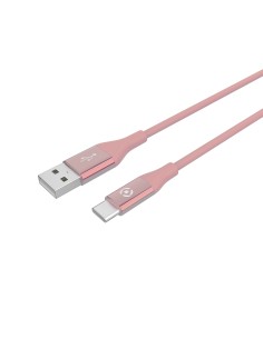 Celly USBTYPECCOLORPK cavo USB USB 2.0 1 m USB A USB C Rosa