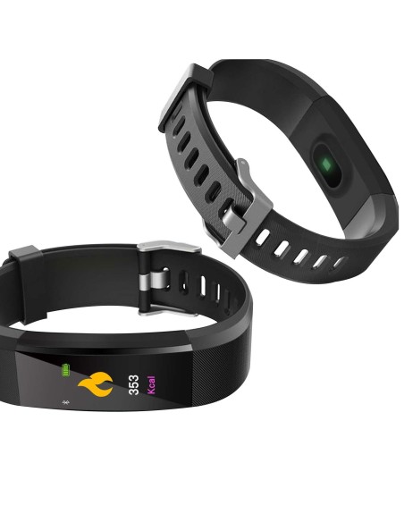 Celly TRAINERTHERMOBK smartwatch e orologio sportivo 2,44 cm (0.96") LCD Digitale Nero