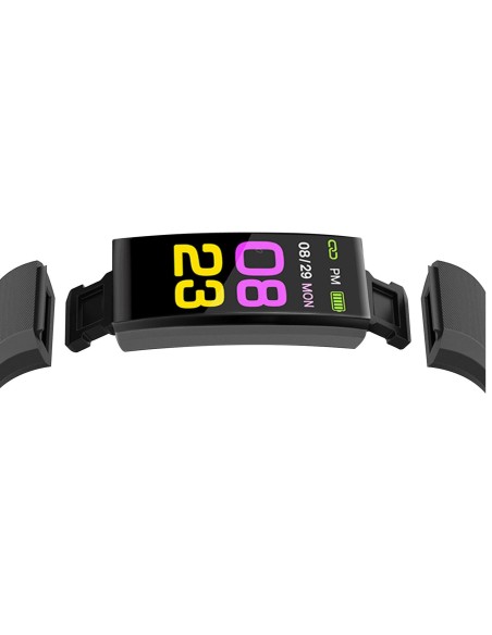 Celly TRAINERTHERMOBK smartwatch e orologio sportivo 2,44 cm (0.96") LCD Digitale Nero