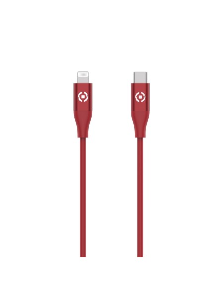 Celly USBCLIGHTCOLRD cavo Lightning 1,5 m Rosso