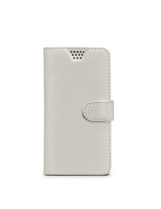 Celly WALLY UNICA custodia per cellulare 12,7 cm (5") Custodia a borsellino Bianco