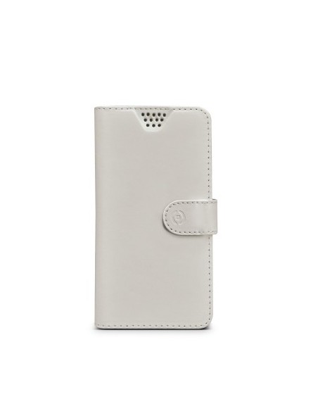 Celly WALLY UNICA custodia per cellulare 12,7 cm (5") Custodia a borsellino Bianco