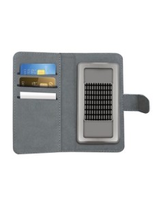Celly WALLY UNICA custodia per cellulare 12,7 cm (5") Custodia a borsellino Bianco 2