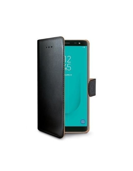 Celly WALLY758 custodia per cellulare 14,2 cm (5.6") Custodia a borsellino Nero