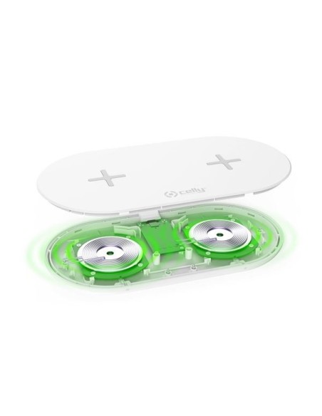 Celly WL2FASTPADWH Caricabatterie per dispositivi mobili Smartphone Bianco AC Interno