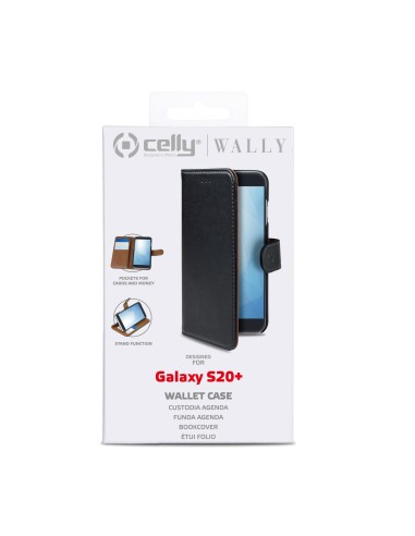 Celly WALLY custodia per cellulare 17 cm (6.7") Custodia a borsellino Nero