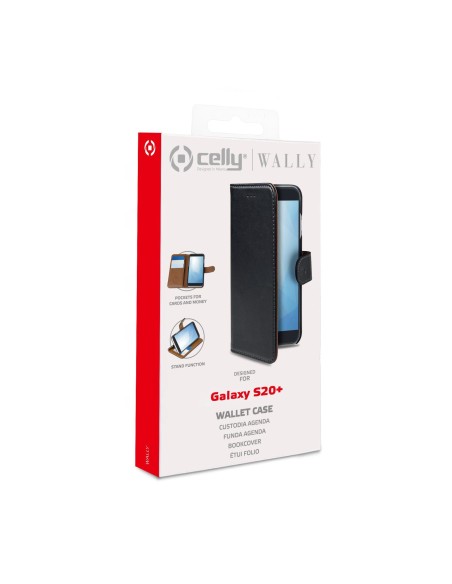 Celly WALLY custodia per cellulare 17 cm (6.7") Custodia a borsellino Nero