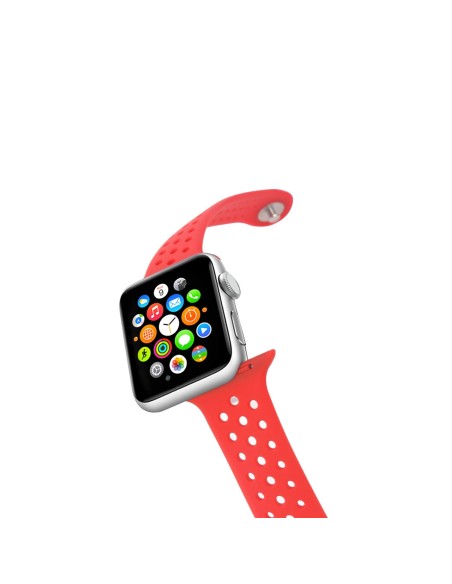 Celly WATCHBANDRD accessorio indossabile intelligente Band Rosso Silicone