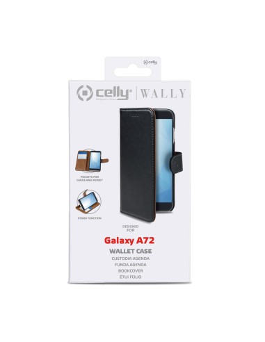 Celly WALLY949 custodia per cellulare 17 cm (6.7") Custodia a borsellino Nero