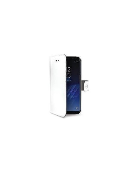 Celly Wally custodia per cellulare 14,7 cm (5.8") Custodia a libro Bianco
