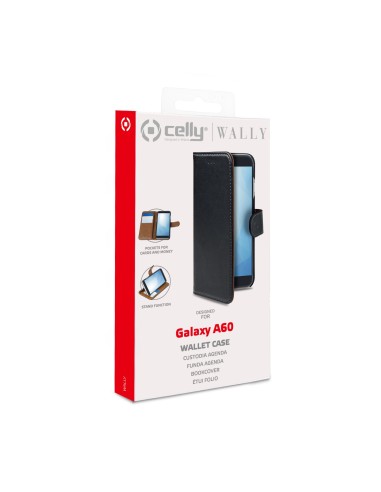 Celly Wally custodia per cellulare 16 cm (6.3") Custodia a borsellino Nero