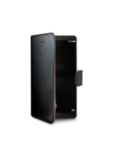 Celly WALLY594 custodia per cellulare 14 cm (5.5") Custodia a borsellino Nero