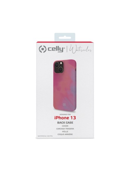 Celly WATERCOLOR iPhone 13 custodia per cellulare 15,5 cm (6.1") Cover Rosa Celly WATERCOLOR iPhone 13 custodia per cellulare 15,5 cm (6.1") Cover Rosa