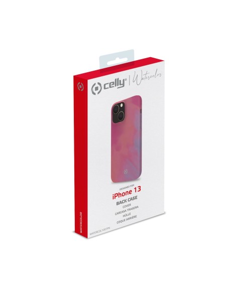 Celly WATERCOLOR iPhone 13 custodia per cellulare 15,5 cm (6.1") Cover Rosa Celly WATERCOLOR iPhone 13 custodia per cellulare 15,5 cm (6.1") Cover Rosa