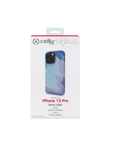 Celly WATERCOLOR iPhone 13 Pro custodia per cellulare 15,5 cm (6.1") Cover Blu