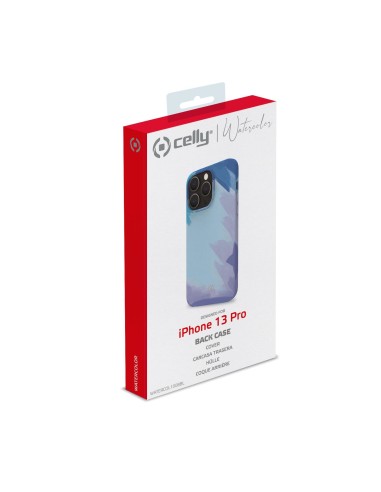Celly WATERCOLOR iPhone 13 Pro custodia per cellulare 15,5 cm (6.1") Cover Blu