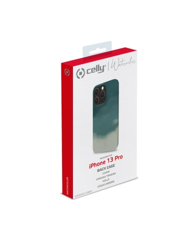 Celly WATERCOLOR iPhone 13 Pro custodia per cellulare 15,5 cm (6.1") Cover Verde