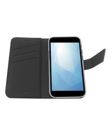Celly Wally custodia per cellulare 15,9 cm (6.28") Custodia a borsellino Nero