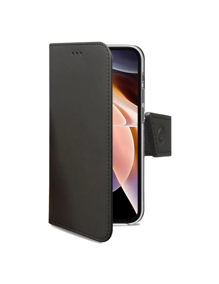 Celly Wally custodia per cellulare 16,5 cm (6.5") Custodia a borsellino Nero