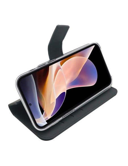 Celly Wally custodia per cellulare 16,5 cm (6.5") Custodia a borsellino Nero