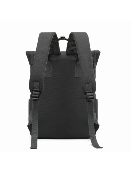 Celly VENTUREPACKBK zaino Zaino da viaggio Nero PU pelle, Poliestere