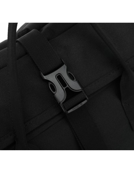 Celly VENTUREPACKBK zaino Zaino da viaggio Nero PU pelle, Poliestere