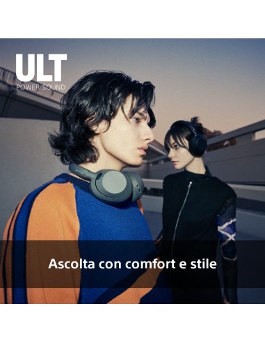 Sony ULT WEAR - Cuffie Bluetooth Wireless con ULT POWER SOUND, bassi profondi, Noise Cancelling, ottima qualità delle chiamate,