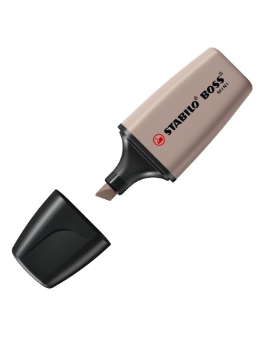 STABILO BOSS MINI evidenziatore 1 pz Punta smussata Grigio chiaro