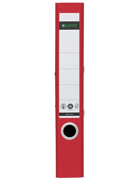 Leitz 10190025 raccoglitore ad anelli A4 Rosso