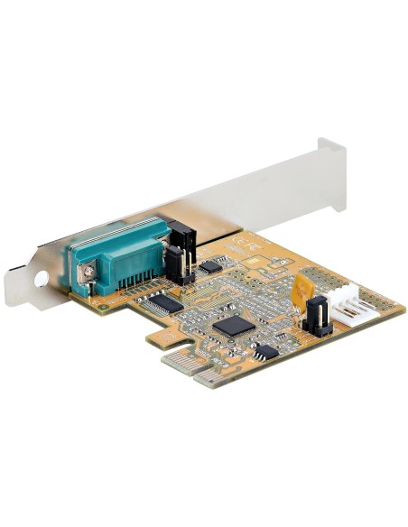 StarTech.com Scheda seriale PCI Express a 1 porta Scheda di interfaccia seriale da PCIe a RS232 (DB9), Scheda PCIe per PC con