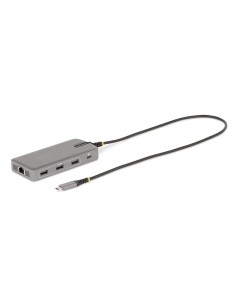 StarTech.com Adattatore Multiporta USB-C - Docking Station USB Type-C 2x 4K30Hz + HDMI e DisplayPort 4K 60Hz, Hub USB a 3 Porte