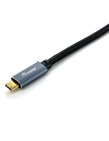 Equip 128359 Cavo USB 3.2 Gen 2 da C a C, M M, 3,0 m, PD100W , 4K 60Hz, 10Gbps, nero