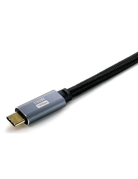 Equip 128359 Cavo USB 3.2 Gen 2 da C a C, M M, 3,0 m, PD100W , 4K 60Hz, 10Gbps, nero