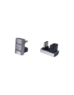 Equip Adattatore da USB 4 C a C U, 40Gbps, PD 240W , confezione da 2 pezzi