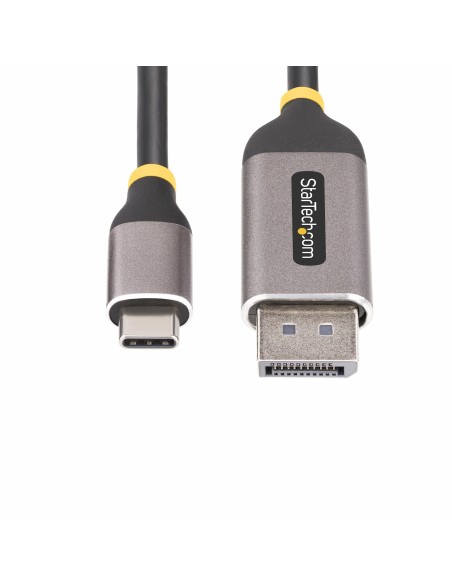 StarTech.com Cavo USB-C a DisplayPort da 3m, 8K 60Hz, 4K 144Hz, HDR, Cavo adattatore USB Tipo-C a DP 1.4, Convertitore video