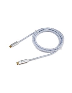 Equip 128360 Cavo USB 3.2 Gen 2 da C a C, M M, 3,0 m, PD 100W , 4K 60Hz, 10Gbps, bianco