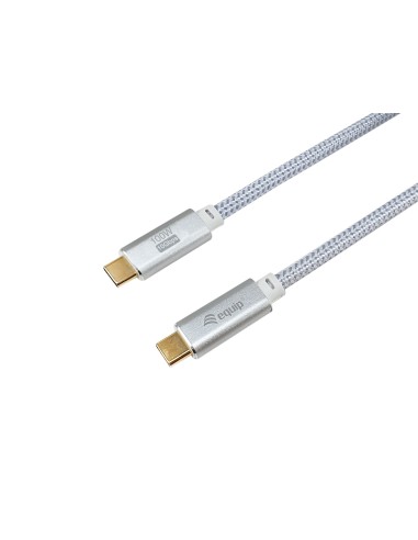 Equip 128360 Cavo USB 3.2 Gen 2 da C a C, M M, 3,0 m, PD 100W , 4K 60Hz, 10Gbps, bianco