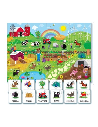 Clementoni Sapientino Montessori - Parole In Fattoria