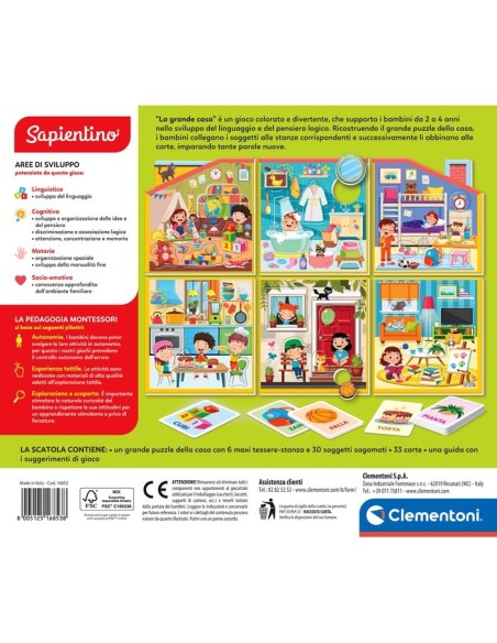 Clementoni Sapientino Montessori - La Grande Casa