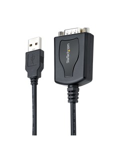 StarTech.com 1P3FPC-USB-SERIAL adattatore per inversione del genere dei cavi DB-9 USB Type-A (4 pin) USB 2.0 Nero 2