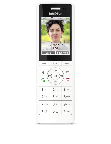 FRITZ!Fon X6 Telefono DECT Identificatore di chiamata Bianco
