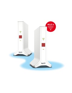 FRITZ!Repeater FRITZ!Mesh Set 4200 2-pack Edition International Ripetitore di rete 4200 Mbit s Rosso, Bianco