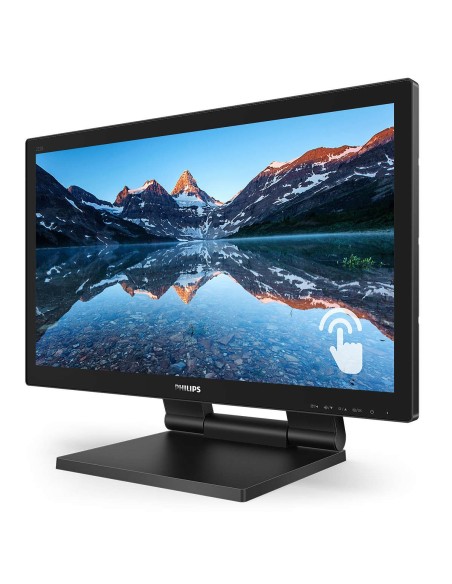Philips B Line 222B9TA 00 LED display 54,6 cm (21.5") 1920 x 1080 Pixel Full HD LCD Touch screen Da tavolo Nero