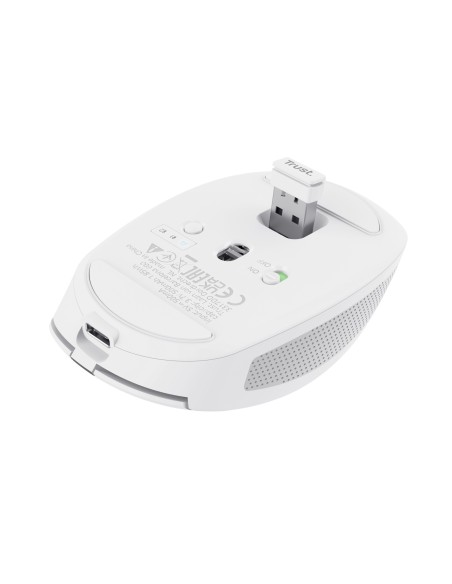 Trust Ozaa mouse Ufficio Mano destra RF senza fili + Bluetooth Ottico 3200 DPI